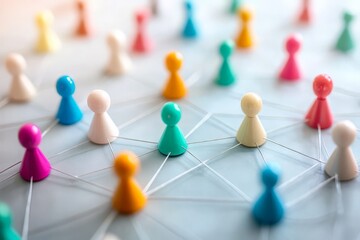 Connected Joy: A Network of Happy People