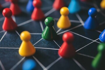 Connected Joy: A Network of Happy People