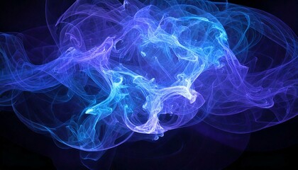 Fototapeta premium blue and purple mist