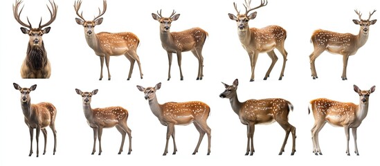 Collection of Diverse Deer Breeds