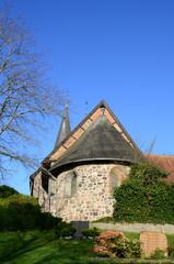 Historical Church Borby in the Town Eckernförde, Schleswig - Holstein