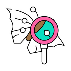 Obraz premium junates kids club line icon vector. junates kids club sign. isolated symbol illustration