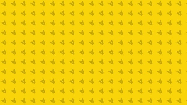 yellow background 4k abstract animated moving emoji A letter motion, seamless looping animated cover background. 2d emoji moving background