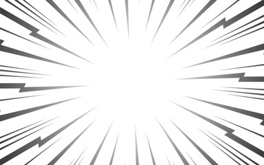 Obraz premium Comic speed radial background