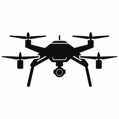 Drone silhouette vector illustration design