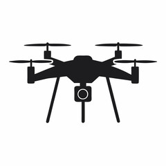 Drone silhouette vector illustration design