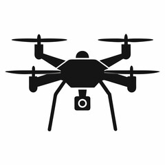 Drone silhouette vector illustration design