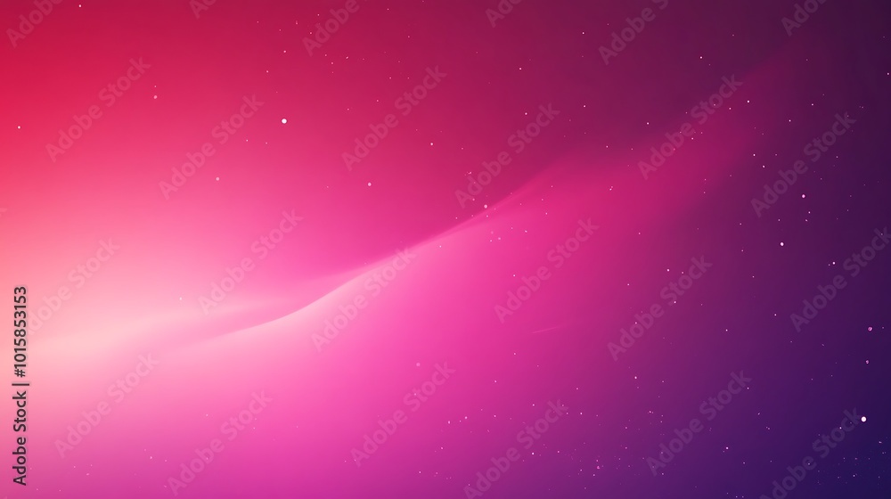 Poster abstract background with a gradient of pink and purple colors with white speckles.