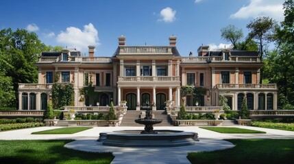 Obraz premium French-Inspired Mansion