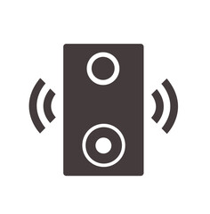 Audio speaker vector illustration design