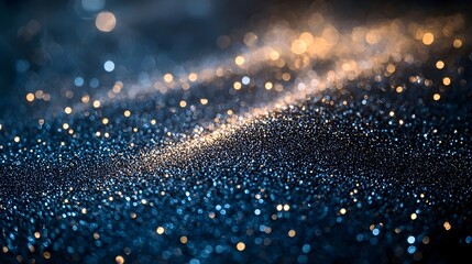 A mesmerizing abstract background featuring a sparkling, glittery surface with a soft, warm glow.