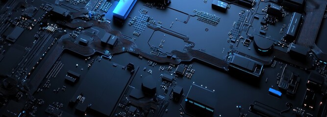 Close-up of a Circuit Board