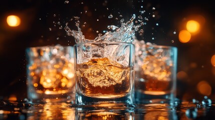 Vodka shot. Shot of vodka