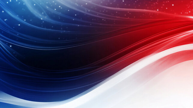 Red white blue political presentation background graphic banner.