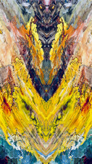 Abstract background wallpaper. Ethnic pattern. Mixtures of oil paint. Trendy hand painting canvas. Wall decor and Wall art prints Idea. 3D Texture. Art object