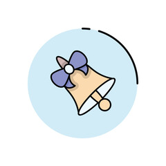 Jingle Bell vector icon