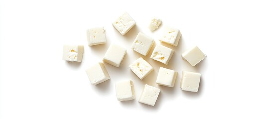 Obraz premium Feta Cheese Cubes