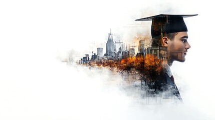 A montage of images illustrating significant life milestones, such as graduation, marriage, and personal achievements, arranged in a timeline format with an overlay of inspirational quotes about 