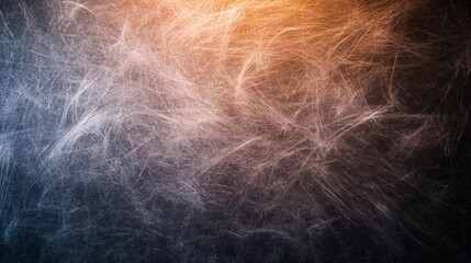 A textured, dark surface showcases chaotic swirls and fine dust details. The high-contrast lighting creates deep shadows, evoking a nostalgic atmosphere reminiscent of aged photographs