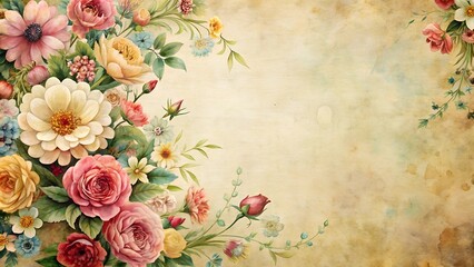 vintage flower background