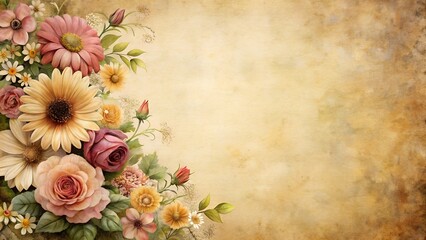 vintage flower background
