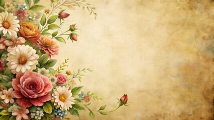 vintage flower background