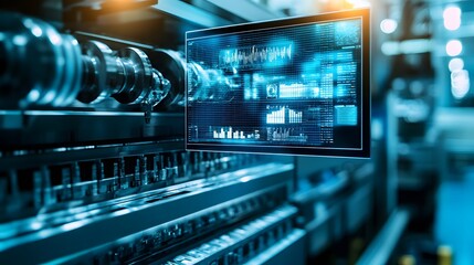 Industrial Automation   Smart Factory with Data Analytics Screen