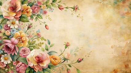 vintage flower background