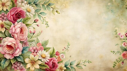 vintage flower background