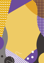 Japanese modern frame background material-Halloween