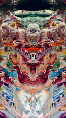 Abstract background wallpaper. Ethnic pattern. Mixtures of oil paint. Trendy hand painting canvas. Wall decor and Wall art prints Idea. 3D Texture. Art object