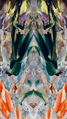 Abstract background wallpaper. Ethnic pattern. Mixtures of oil paint. Trendy hand painting canvas. Wall decor and Wall art prints Idea. 3D Texture. Art object