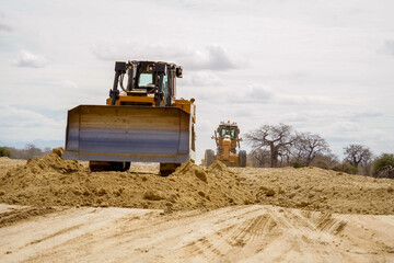 bulldozer at work © selcukbulbul