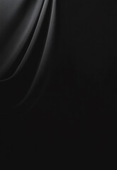 Freeze motion of white dust particles splash on black background. Smoke come from top on black background. Like soft blur fog
