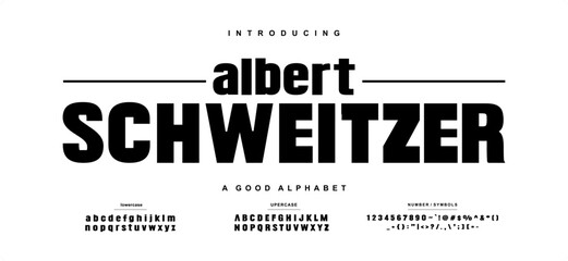 Modern Bold Font. Sans Serif Font. Regular Italic Uppercase Lowercase Typography urban style alphabet fonts for fashion, sport, technology, digital, movie, logo design, vector illustration