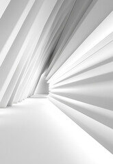 Obraz premium Minimal geometric white light background abstract design white background with diagonal lines 