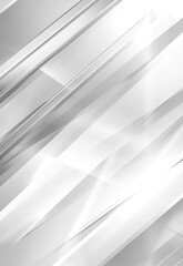 Obraz premium Abstract white and gray color modern design stripes white background with diagonal lines 