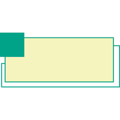 Obraz premium Title Box Shape