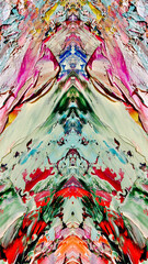 Abstract background wallpaper. Ethnic pattern. Mixtures of oil paint. Trendy hand painting canvas. Wall decor and Wall art prints Idea. 3D Texture. Art object