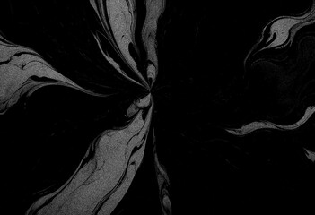 Marble black texture, wavy texture background	
