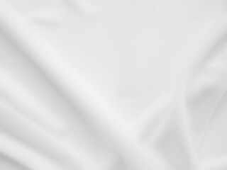 Fototapeta premium Background fabric white cloth cotton sheet silk material texture satin pattern fashion abstract shape space mockup beautiful textile luxury ripples wallpaper smooth vintage canvas elegance wall.