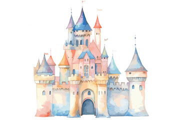 Obraz premium Watercolor Mushroom Wonders, Mystical Mushroom Vector Art,