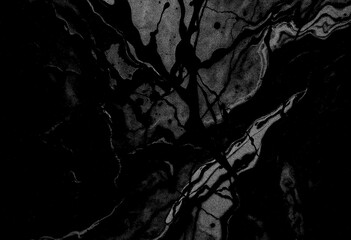 Marble black texture, wavy texture background	
