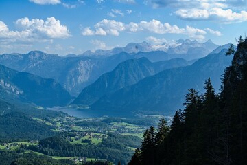 salzkammergut in austria nature landscape