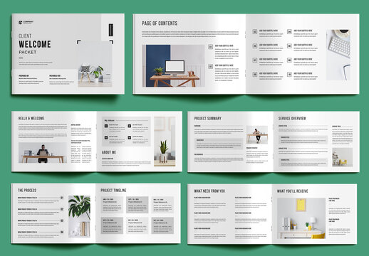 Client Welcome Packet Template Layout