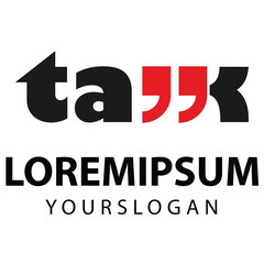 Branding Identity Corporate Abstract logo vector design. Talk logo design