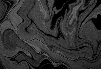 Marble black texture, wavy texture background 