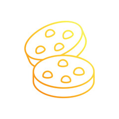 Cookies vector icon
