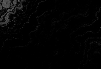 Marble black texture, wavy texture background	
