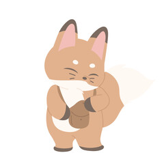 Fox Animal Holiday Illustration